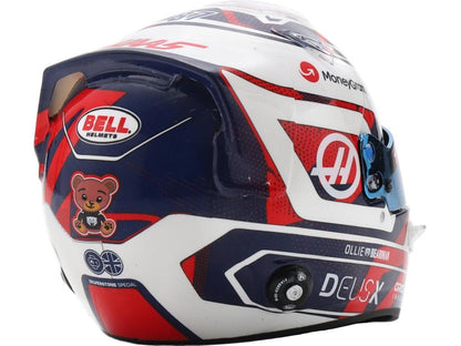 Ollie Bearman F1 British GP 2025 Helmet 1:5 Scale Resin Replica – Spark-Spark-Diecast Model Centre