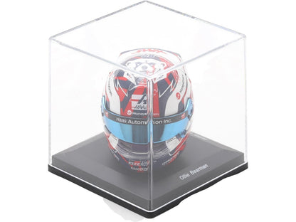 Ollie Bearman F1 British GP 2025 Helmet 1:5 Scale Resin Replica – Spark-Spark-Diecast Model Centre
