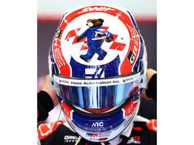 Ollie Bearman F1 British GP 2026 Helmet 1:5 Scale Resin Replica – Spark-Spark-Diecast Model Centre
