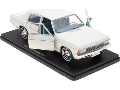Opel Admiral B 1969 White 1:24 Scale Unbranded Diecast Model Car-Unbranded-Diecast Model Centre