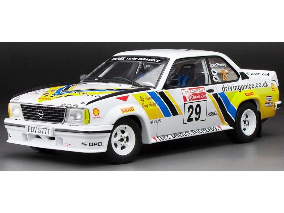 Opel Ascona 400 #29 S.Blomqvist/T.Craig Trackrod Historic Cup 2016 (999pcs) 1:18 Scale Sun Star Diecast Model Car-Sun Star-Diecast Model Centre