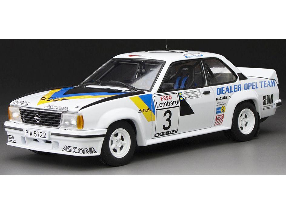 Opel Ascona 400 #3 A.Kullang/B.Berglund Esso Lombard RSAC Scottish Rally 1980 1:18 Scale Sun Star Diecast Model Car-Sun Star-Diecast Model Centre