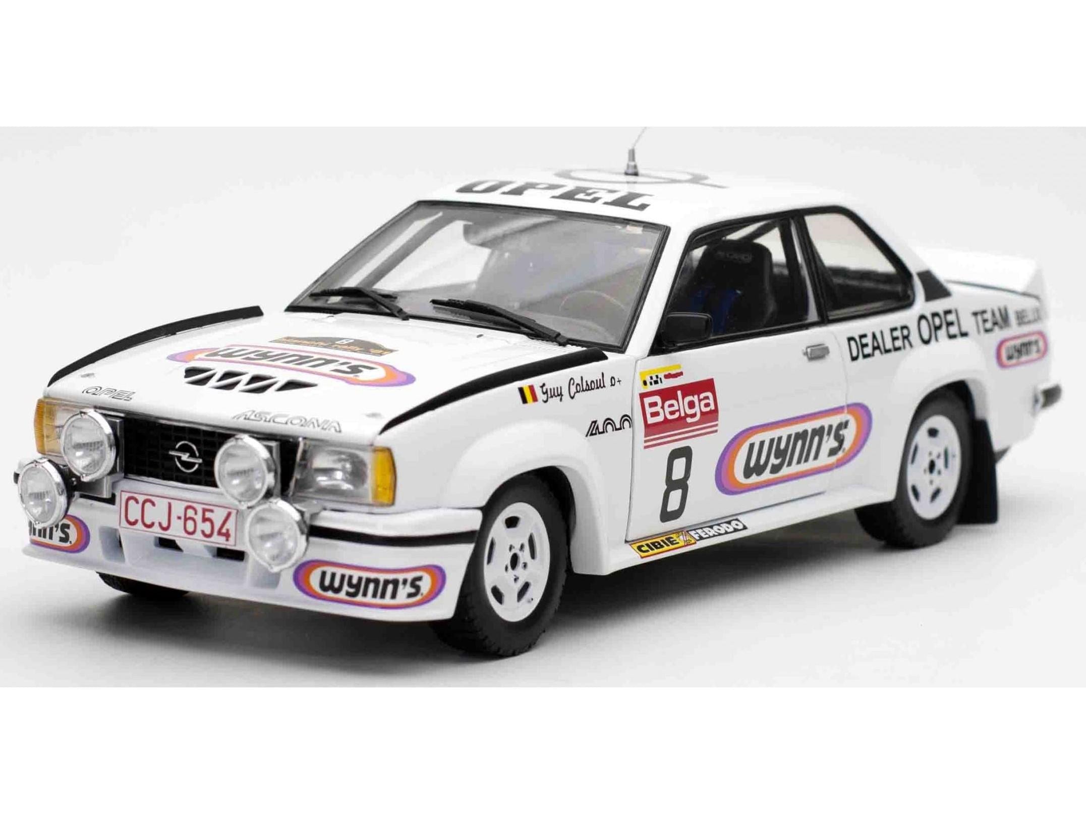 Opel Ascona 400 Bianchi Rally 1981 G.Colsoul/A.Lopes #8 1:18 Scale Sun Star Diecast Model Car-Sun Star-Diecast Model Centre