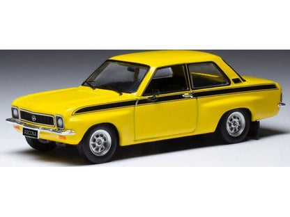 Opel Ascona A Tuning Yellow 1973 1:43 Scale IXO Diecast Model Car-IXO-Diecast Model Centre