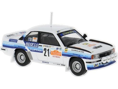 Opel Ascona B 400 #21Rally San Remo 1982 D.Cerrato/G.Cerri 1:43 Scale Diecast Car – IXO-IXO-Diecast Model Centre