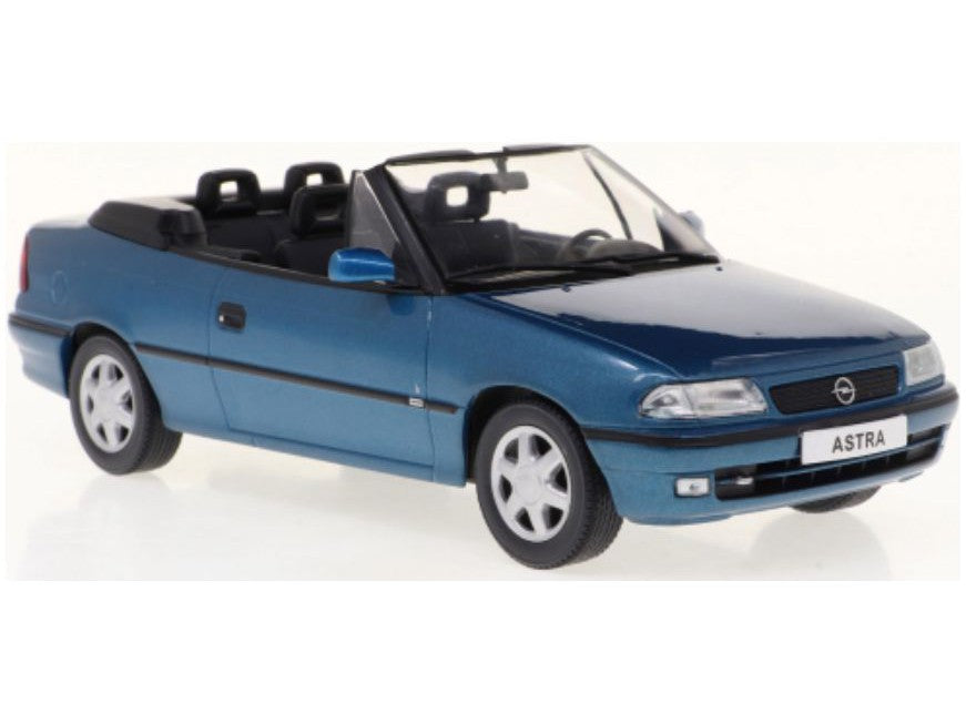 Opel Astra F Cabrio turquoise - 1:24 Scale Model Car-WhiteBox-Diecast Model Centre