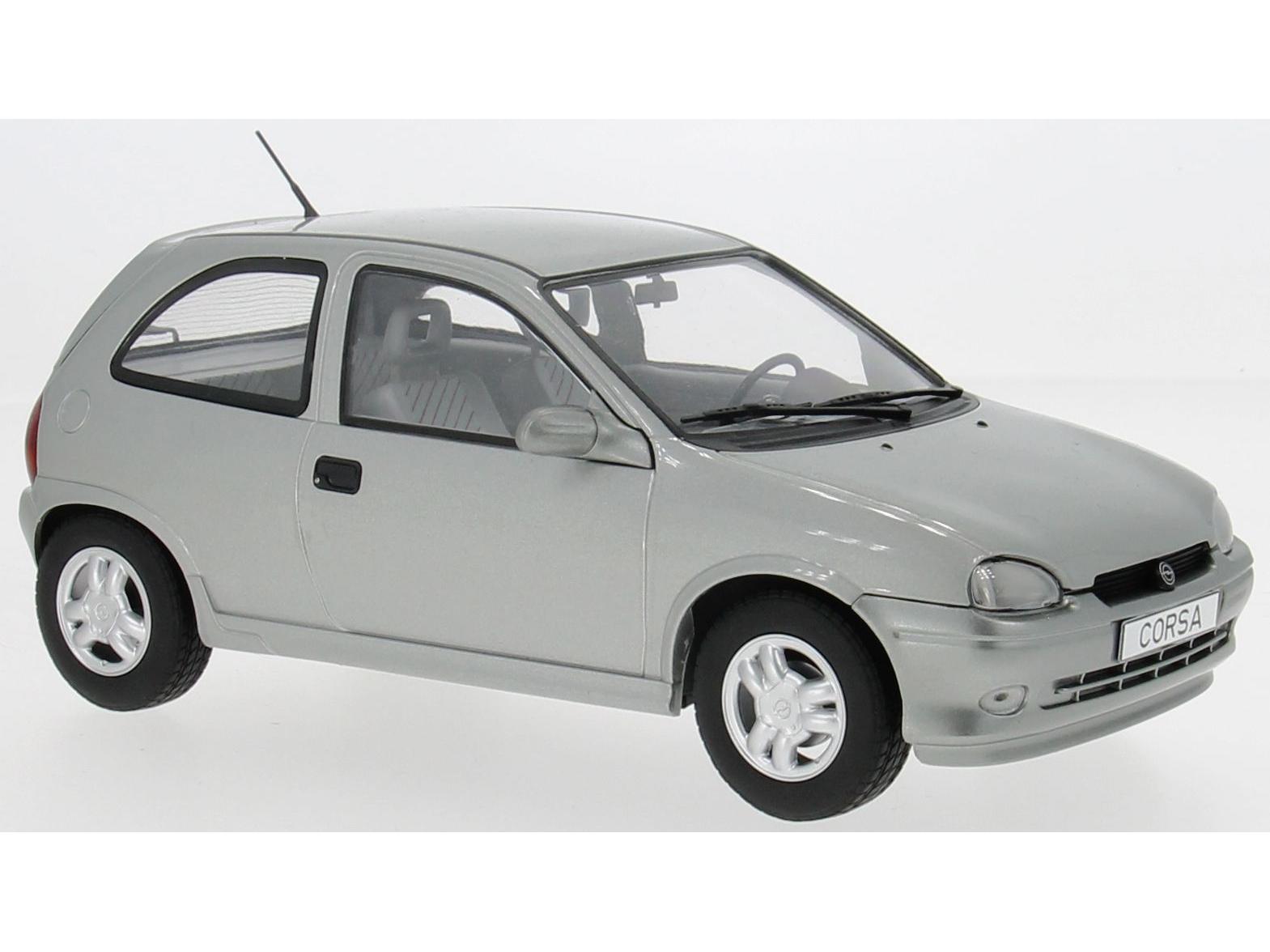 Opel Corsa B GSi Silver 1:18 Scale Model Car Group Diecast Model Car-Model Car Group-Diecast Model Centre