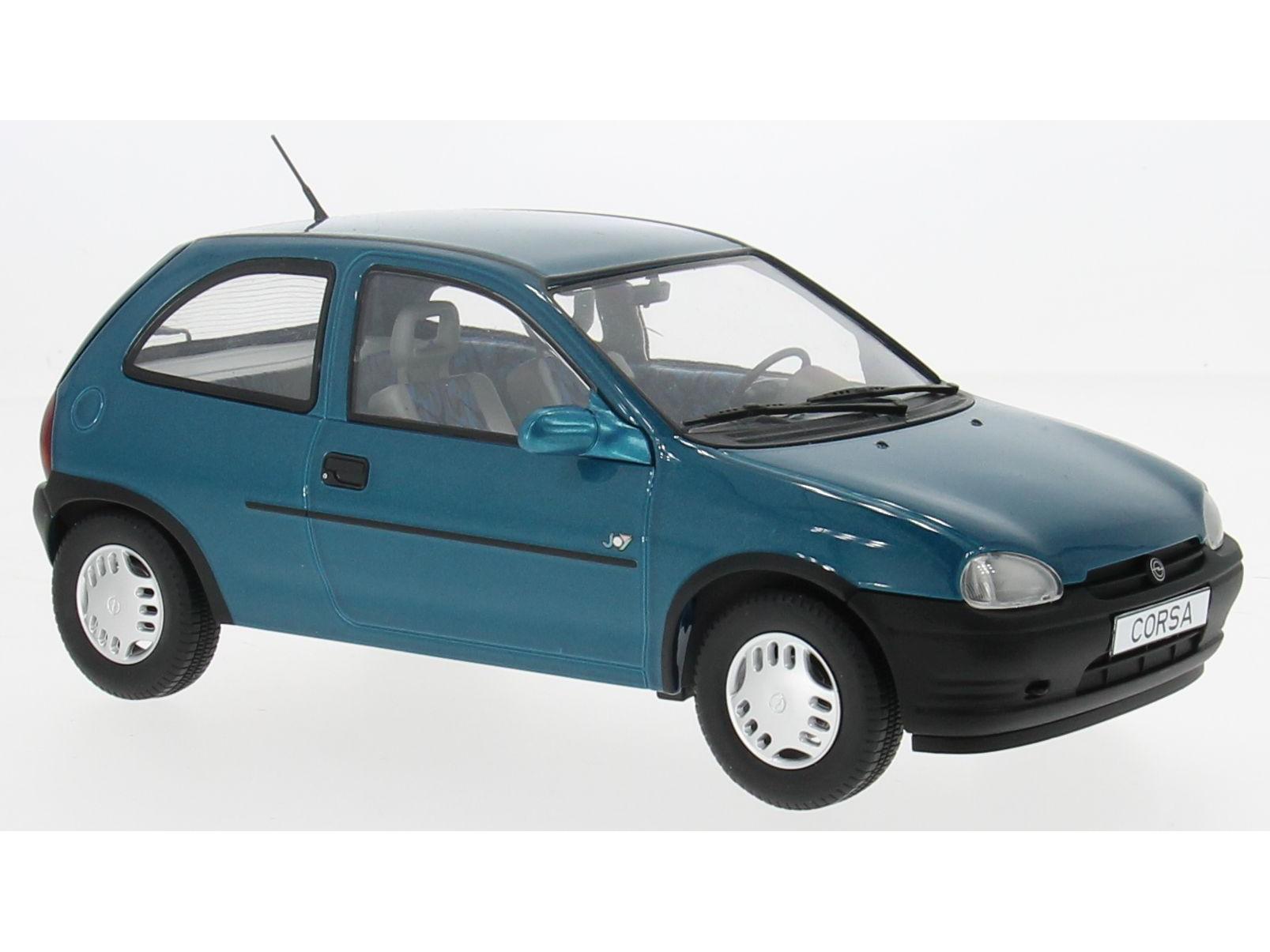 Opel Corsa B Joy Green/Blue 1:18 Scale Model Car Group Diecast Model Car-Model Car Group-Diecast Model Centre