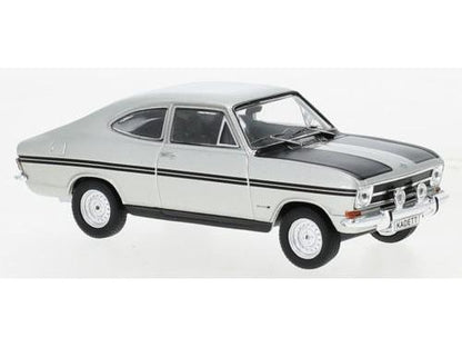 Opel Kadett B Coupe Rallye Silver 1966 1:43 Scale IXO Diecast Model Car-IXO-Diecast Model Centre