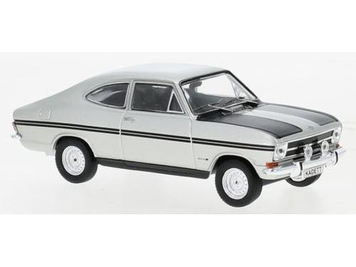 Opel Kadett B Coupe Rallye Silver 1966 1:43 Scale IXO Diecast Model Car-IXO-Diecast Model Centre