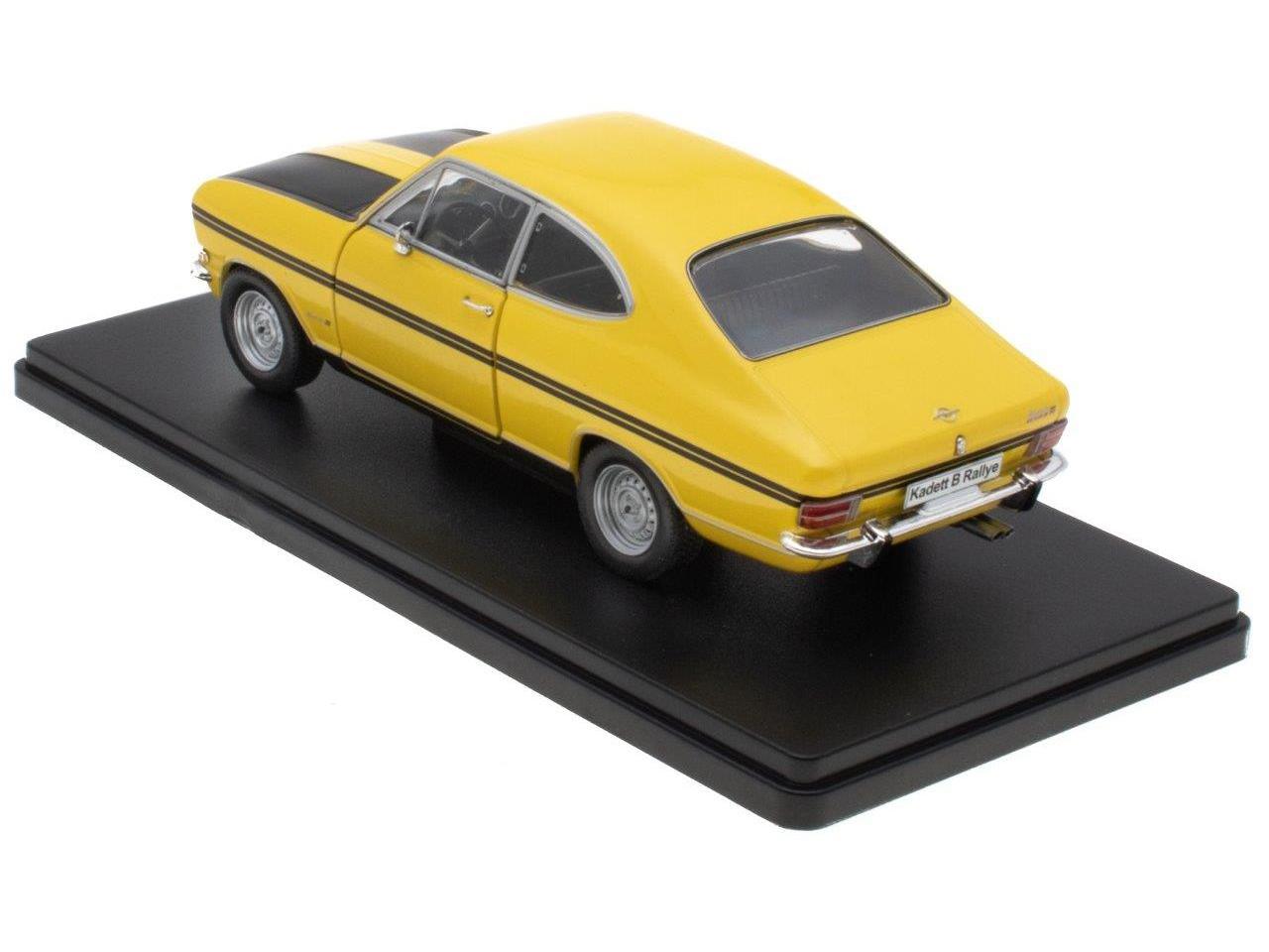 Opel Kadett B Rallye 1970 Yellow 1:24 Scale Unbranded Diecast Model Car-Unbranded-Diecast Model Centre