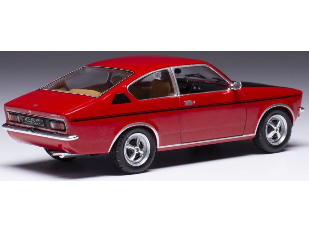 Opel Kadett C Coupe SR Red/Black 1976 1:43 Scale IXO Diecast Model Car-IXO-Diecast Model Centre
