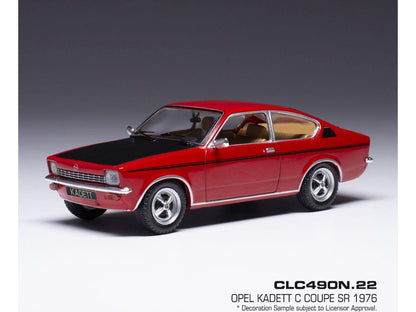 Opel Kadett C Coupe SR Red/Black 1976 1:43 Scale IXO Diecast Model Car-IXO-Diecast Model Centre