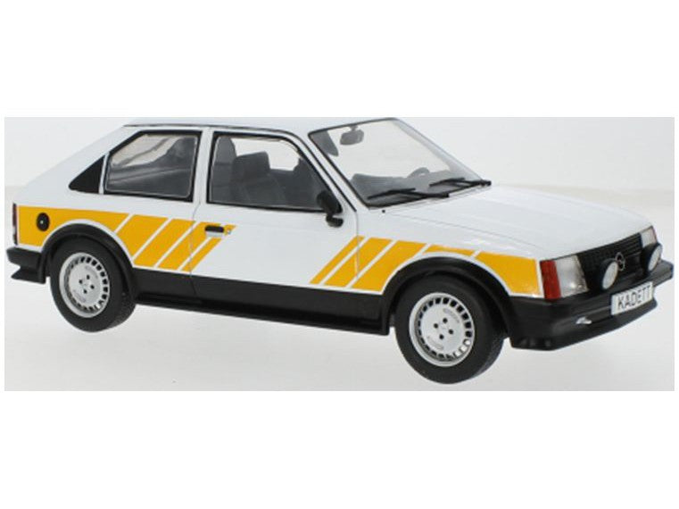 Opel Kadett D SR 1983 white/yellow - 1:18 Scale Model Car-Model Car Group-Diecast Model Centre