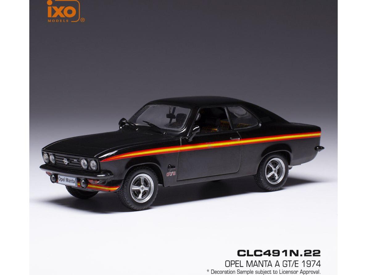 Opel Manta A GT/E Black Magic 1974 1:43 Scale IXO Diecast Model Car-IXO-Diecast Model Centre