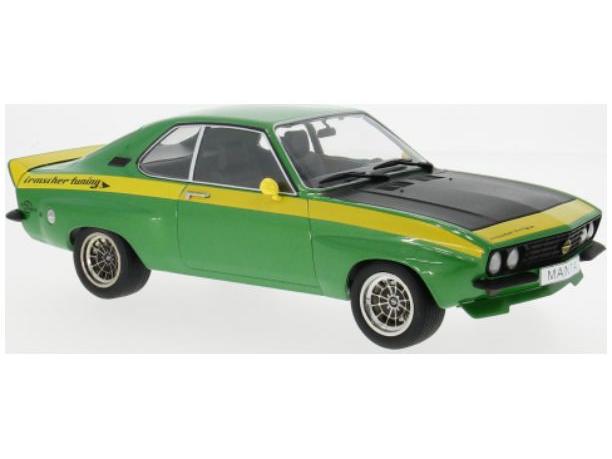 Opel Manta A Irmscher Green/Yellow 1974 1:18 Scale Model Car Group Diecast Model Car-Model Car Group-Diecast Model Centre