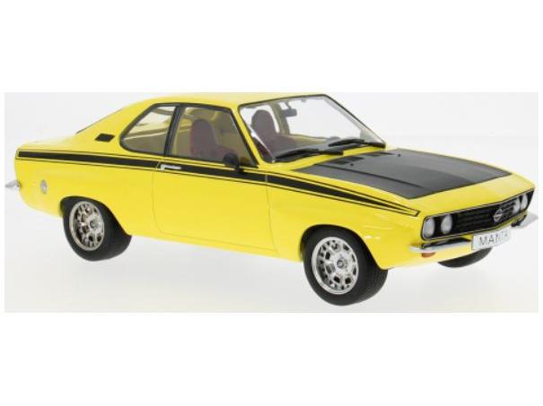 Opel Manta A Irmscher Yellow/Black 1974 1:18 Scale Model Car Group Diecast Model Car-Model Car Group-Diecast Model Centre