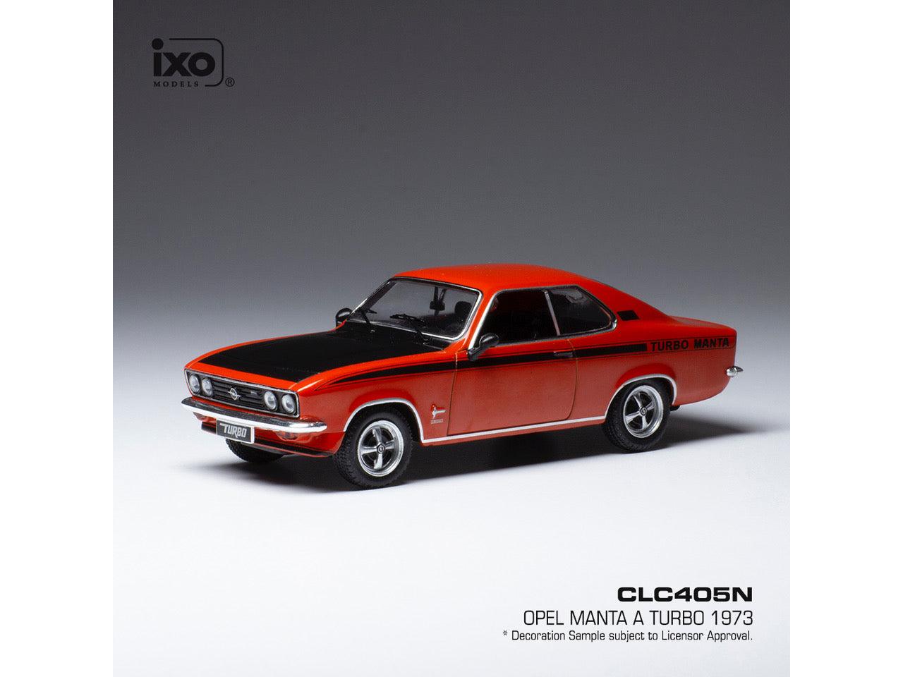 Opel Manta A Turbo Red/Black 1973 1:43 Scale IXO Diecast Model Car-IXO-Diecast Model Centre