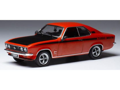 Opel Manta A Turbo Red/Black 1973 1:43 Scale IXO Diecast Model Car-IXO-Diecast Model Centre