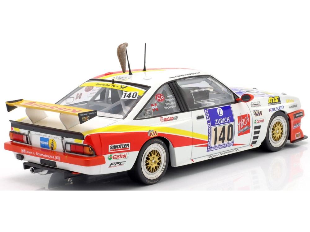 Opel Manta B 24h Nurburgring 2013 Kissling #140 Beckmann/Strycek/Hass/Schulten 1:18 Scale Diecast Model Car – Werk83-Werk83-Diecast Model Centre