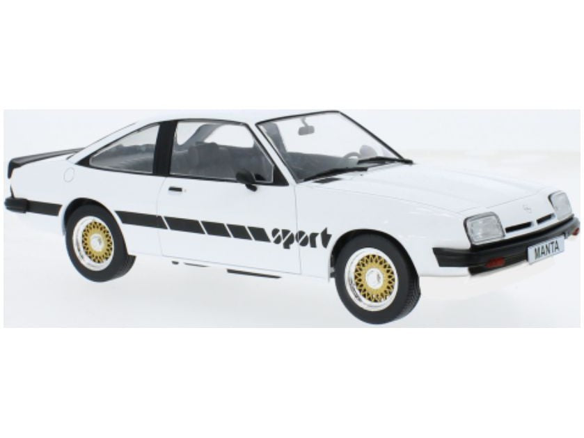 Opel Manta B Sport 1980 white - 1:18 Scale Model Car-Model Car Group-Diecast Model Centre