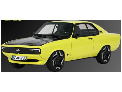 Opel Manta GSE Elektromod 2021 yellow - 1:18 Scale Resin Model Car-OttOmobile-Diecast Model Centre