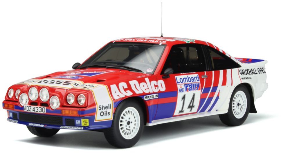Opel Manta R Jimmy McRae RAC Rally 1985 1:18 Scale OttOmobile Resin Model-OttOmobile-Diecast Model Centre