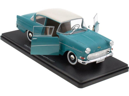 Opel Olympia Rekord PI 1957 Blue 1:24 Scale Unbranded Diecast Model Car-Unbranded-Diecast Model Centre