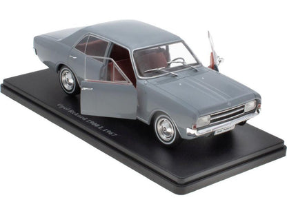 Opel Rekord 1900 L 1967 Grey 1:24 Scale Unbranded Diecast Model Car-Unbranded-Diecast Model Centre