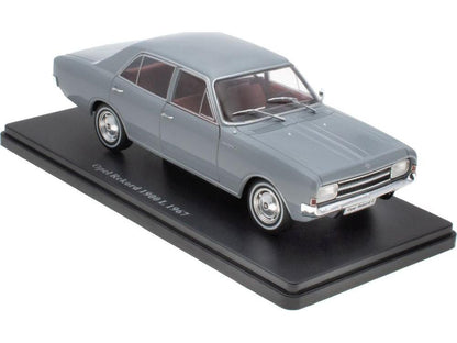 Opel Rekord 1900 L 1967 Grey 1:24 Scale Unbranded Diecast Model Car-Unbranded-Diecast Model Centre