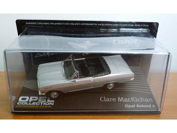 Opel Rekord A Cabriolet Silver 1:43 Scale Unbranded Diecast Model-Unbranded-Diecast Model Centre