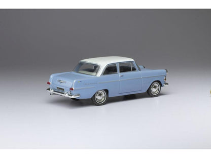 Opel Rekord P2 Blue/White 1961 1:43 Scale IXO Diecast Model Car-IXO-Diecast Model Centre