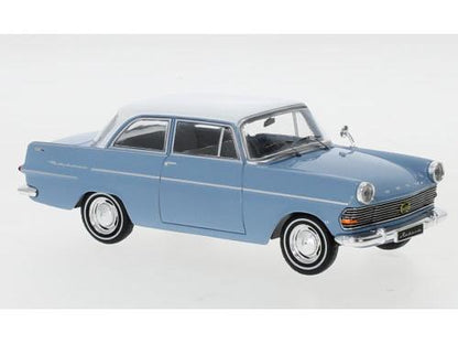 Opel Rekord P2 Blue/White 1961 1:43 Scale IXO Diecast Model Car-IXO-Diecast Model Centre