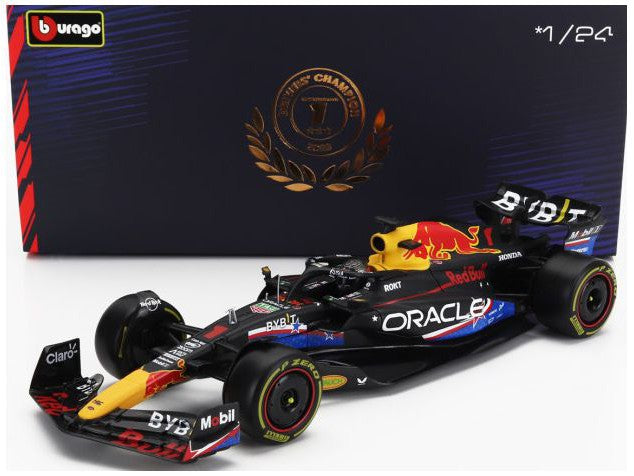 Oracle Red Bull Racing RB19 #1 Winner F1 United States GP 2023 Max Verstappen - 1:24 Scale Model Car-Bburago-Diecast Model Centre