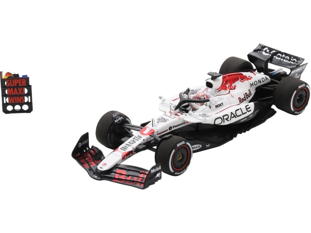 Oracle Red Bull Racing RB21 #1 1st Japanese GP 2025 Max Verstappen w/Pit Board 1:43 Scale Resin Car – Spark-Spark-Diecast Model Centre