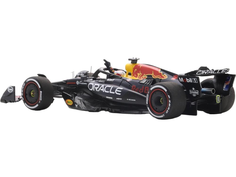 Oracle Red Bull Racing RB21 #1 Winner F1 Italian GP 2025 Vestappen Oracle 50 Wins w/Pit Board 1:43 Scale Resin Car – Spark-Spark-Diecast Model Centre