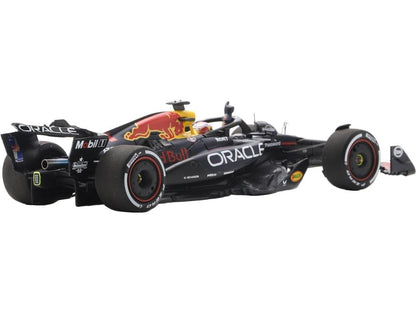 Oracle Red Bull Racing RB21 #1 Winner F1 Italian GP 2025 Vestappen Oracle 50 Wins w/Pit Board 1:43 Scale Resin Car – Spark-Spark-Diecast Model Centre