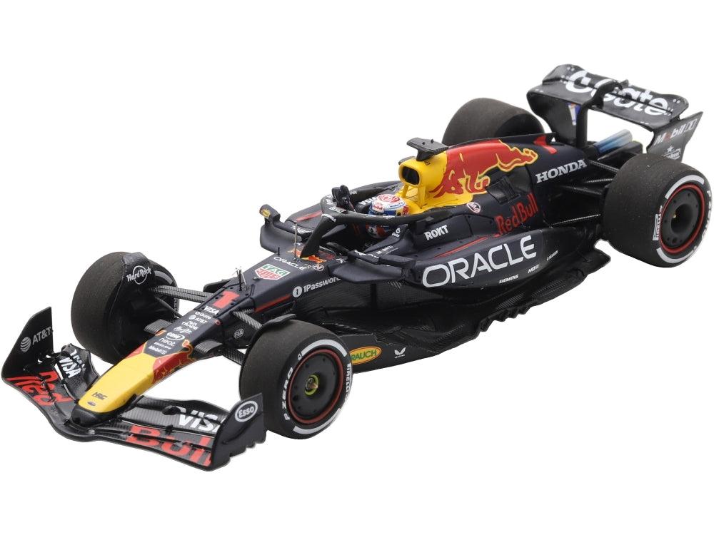 Oracle Red Bull Racing RB21 #1 Winner F1 Italian GP 2025 Vestappen Oracle 50 Wins w/Pit Board 1:43 Scale Resin Car – Spark-Spark-Diecast Model Centre