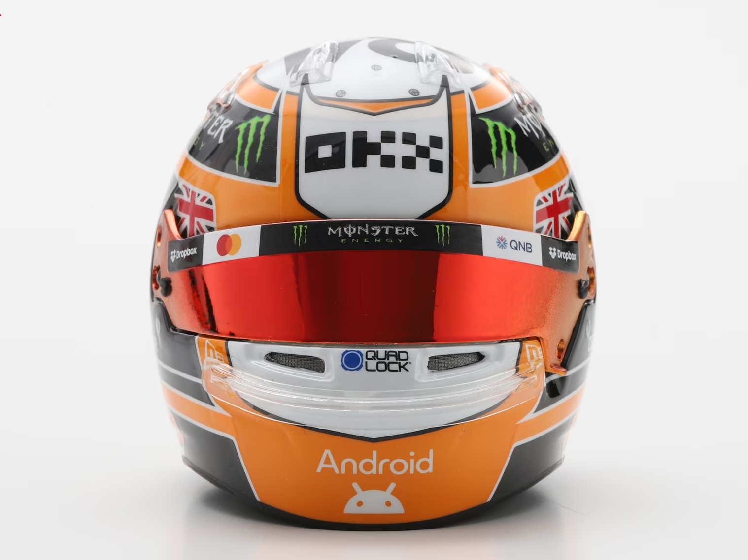 Oscar Piastri F1 Monaco 2025 Helmet 1:5 Scale Spark Resin Replica Helmet-Spark-Diecast Model Centre