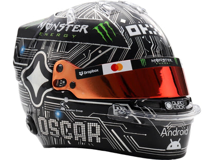Oscar Piastri F1 US GP 2025 Helmet 1:5 Scale Resin Replica – Spark-Spark-Diecast Model Centre