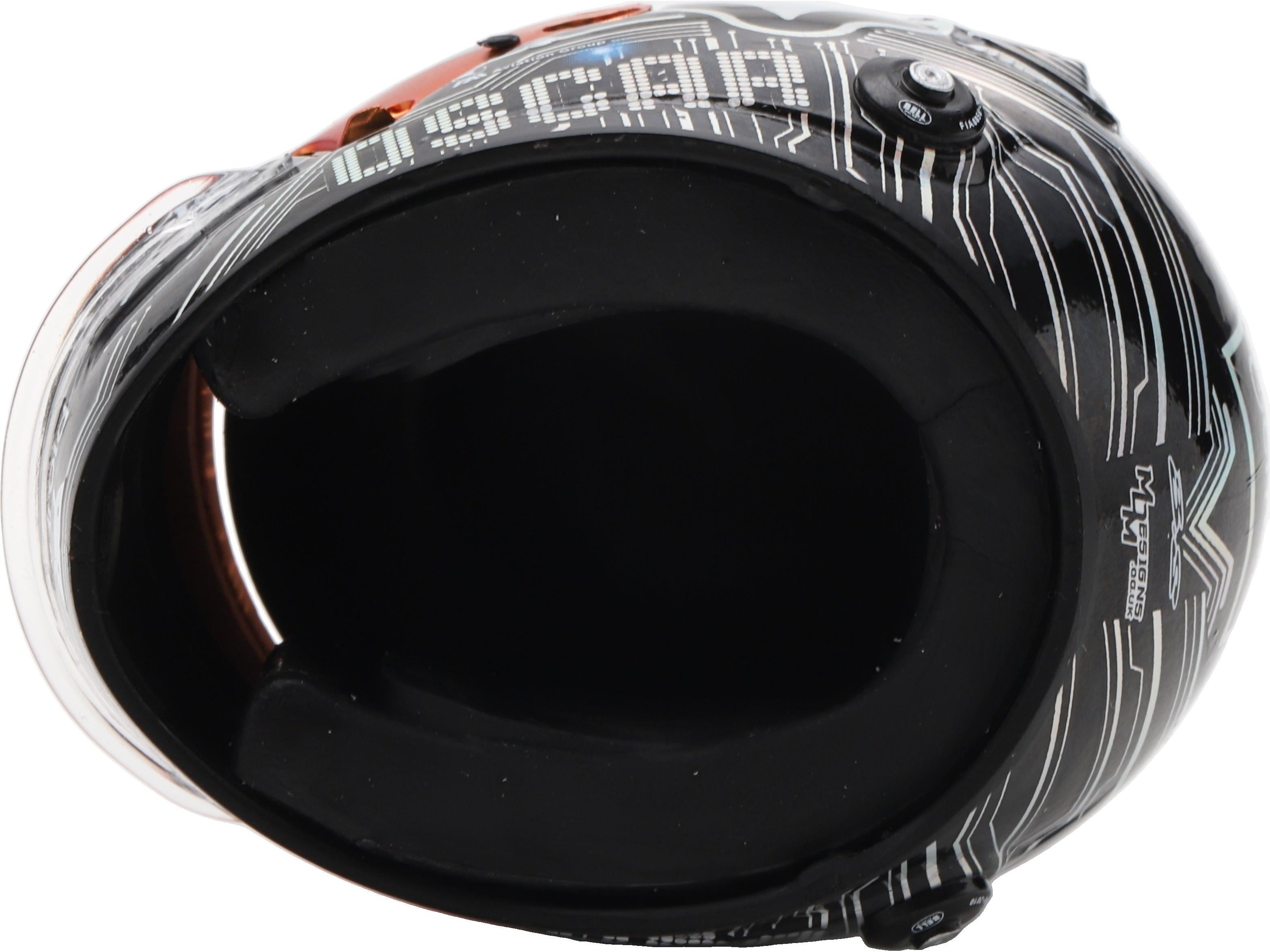 Oscar Piastri F1 US GP 2025 Helmet 1:5 Scale Resin Replica – Spark-Spark-Diecast Model Centre