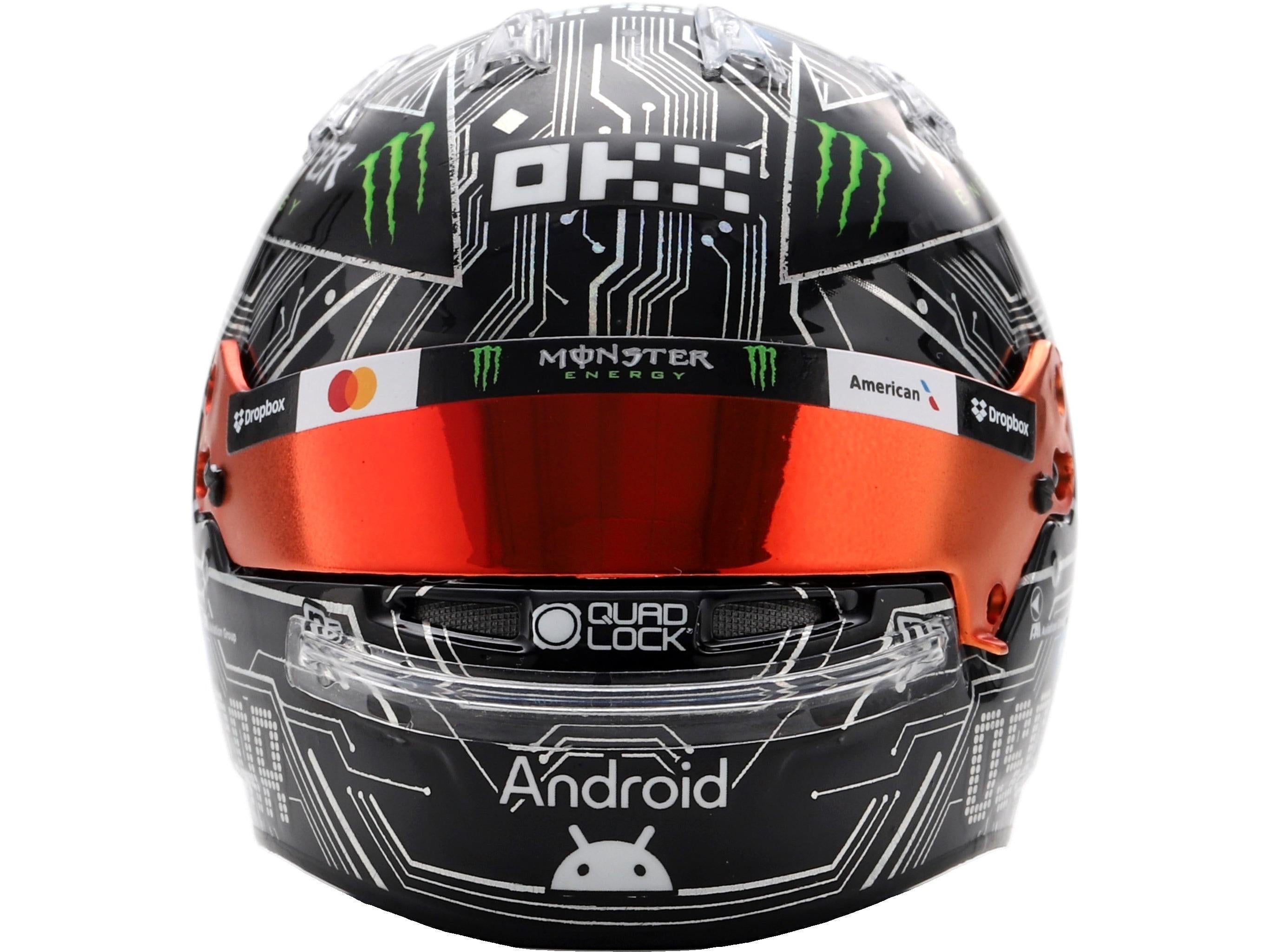 Oscar Piastri F1 US GP 2025 Helmet 1:5 Scale Resin Replica – Spark-Spark-Diecast Model Centre