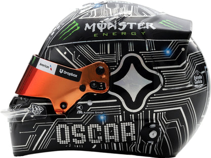 Oscar Piastri F1 US GP 2025 Helmet 1:5 Scale Resin Replica – Spark-Spark-Diecast Model Centre