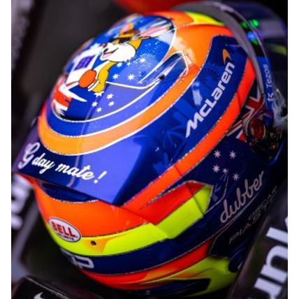 Oscar Piastri McLaren F1 Australian GP 2023 - 1:5 Scale Replica Helmet-Spark-Diecast Model Centre