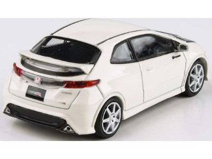 Honda Civic Type R FN2 2007 White w/carbon bonnet - 1:64 Scale