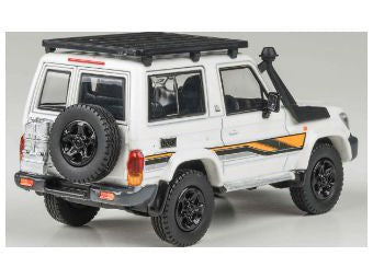 Toyota Land Cruiser LC71 2023 Anniversary Edition white - 1:64 Scale Model Car-Paragon-Diecast Model Centre