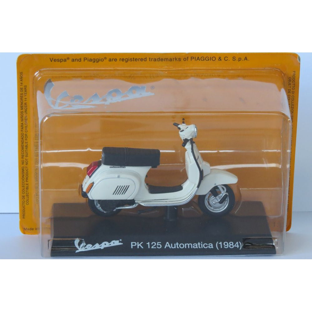 PK 125 S Automatica 1984 white - 1:18 Scale Diecast Model Scooter-Unbranded-Diecast Model Centre