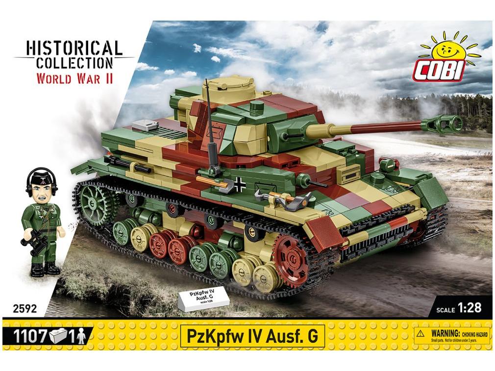 PZKPFW IV AUSF.G WWII (1000 pcs) Cobi Brick Build Kit-Cobi-Diecast Model Centre