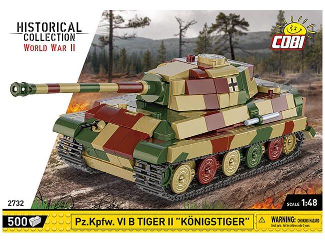 PZ.KPFW.VIB Tiger II KON. WWII (500 pcs) Cobi Brick Build Kit-Cobi-Diecast Model Centre
