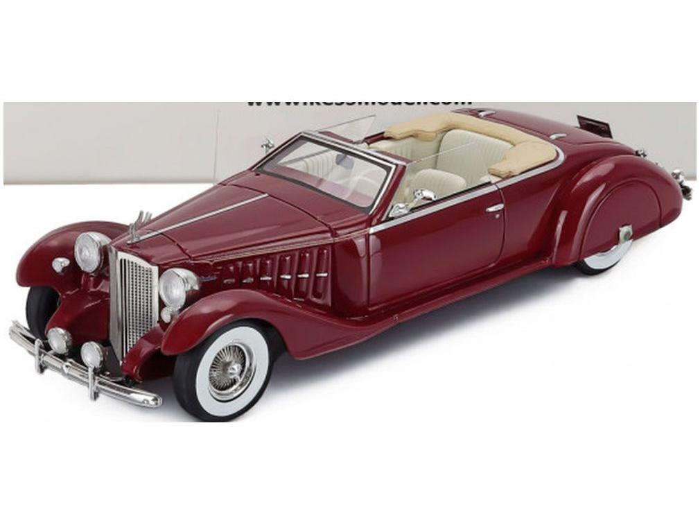 Packard Bayliff Roadster Open Bordeaux 1949 1:43 Scale Kess Resin Model Car-Kess-Diecast Model Centre